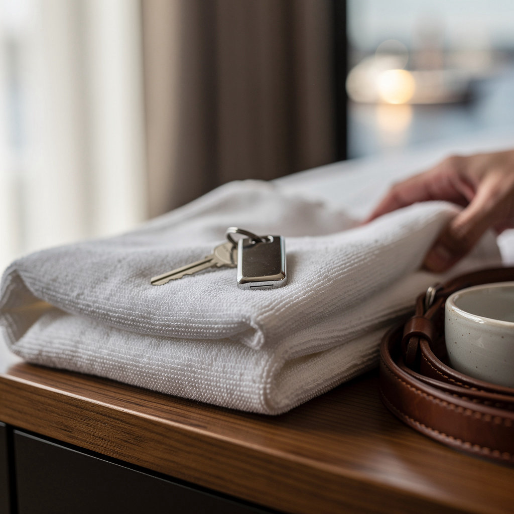 LA PLAYA INN hotel amenities including comfortable bedding, harbor views, and modern room features for a perfect Santa Barbara stay