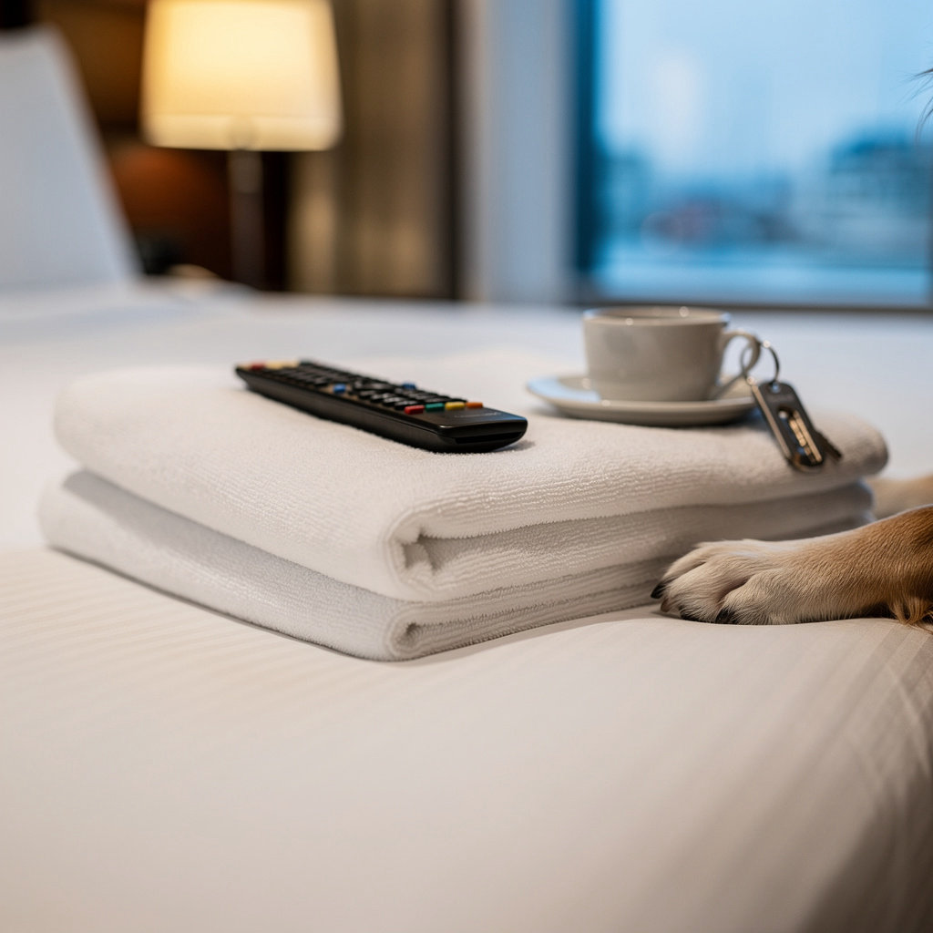 LA PLAYA INN comfortable hotel room with modern amenities and harbor view in Santa Barbara